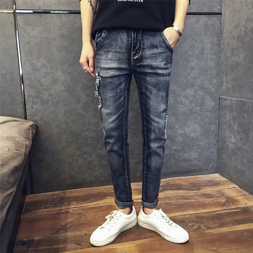 [男] 男裤哈伦牛仔裤