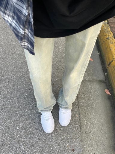 [男] 黄泥牛仔裤